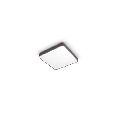 Plafondlamp PHILIPS Bruin Vierkant LED 32W CCT met Afstandsbediening