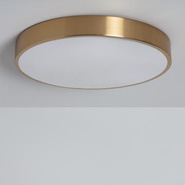 Plafonnier LED Rond Métal 18W CCT Sélectionnable Haydn Ø300 mm