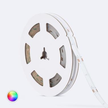 5m 24V DC RGB LED Strip COB 420LED/m 10mm Wide Cut at Every 5cm IP20