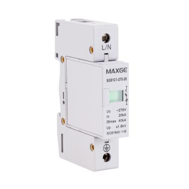 Parafoudre MAXGE 1P-Clase II-40kA-20kA-1,8kV