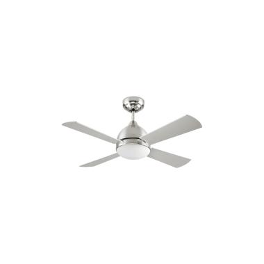 Stropní Ventilátor Borneo 106.6cm AC Motor s Oboustrannými Lopatkami LEDS-C4 VE-0006-SAT v Niklové