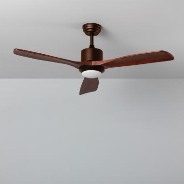 Forest Silent Ceiling Fan with DC Motor in Brown 132cm