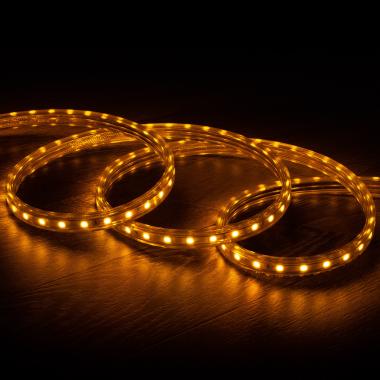 Amber Yellow LED Strip 220V AC 60 LED/m IP65