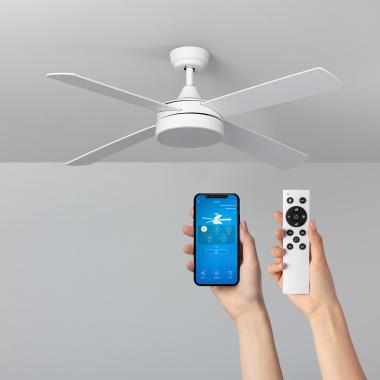 Produit de Ventilateur de Plafond Silencieux Timor Blanc 132cm Moteur DC WiFi