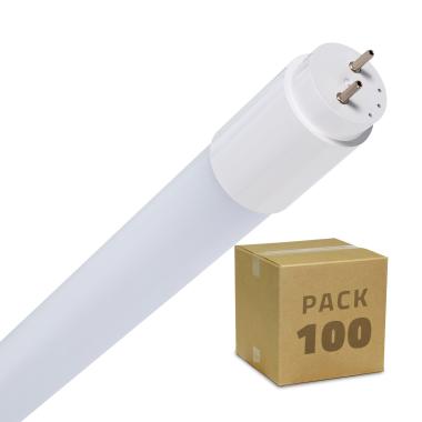 Pack 100 Tubi LED T8 G13 60 cm 9W 130lm/W Connessione Unilaterale Nano PC Bianco Naturale