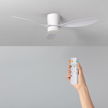 Ventilatore da Soffitto Silenzioso Weimar Bianco 132cm Motore DC per Esterni