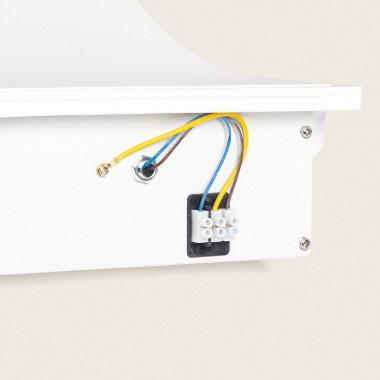 Product van Wandlamp Gips/Pladur Integratie voor E14 LED-lamp zaagmaat 313x253 mm 