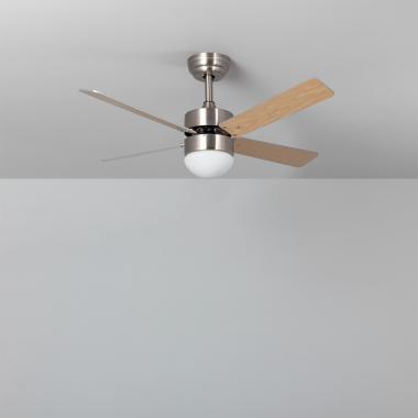 Prodotto da Ventilatore da Soffitto Silenzioso Cygnus Nichel 107cm Motore DC Wi-Fi