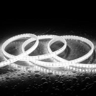 LED Strip 220V SMD2835 120LED/m Koel Wit IP65 Breedte 12mm te knippen om de 100cm