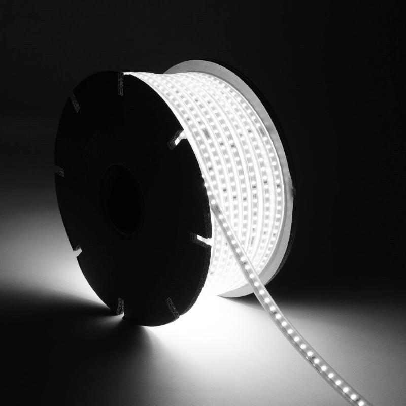 Product van LED-strip Rol Dimbaar 220V SMD2835 120LED/m 750lm/m Breedte 12mm 50m IP65