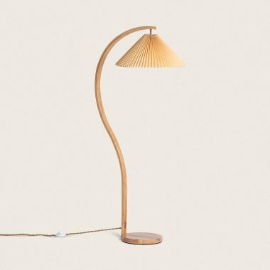 Staande Lamp van Hout Luanda