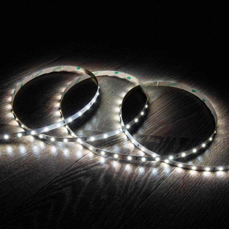 Product van LED Strip 24V DC SMD2835 60LED/m 5m IP20 Breedte 8mm te knippen om de 10cm