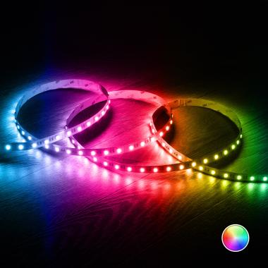 LED Strip RGBW 12V DC SMD5050 60LED/m 5m IP20 Breedte 12mm Te knippen om de  10cm