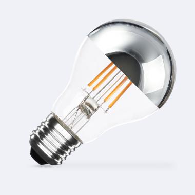 Żarówka Filament LED E27 6W 600lm A60 Ściemnialna Chrome Reflect