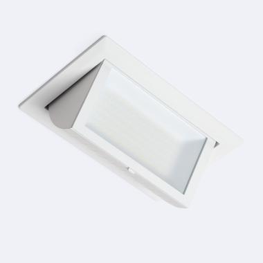 Rectangular Adjustable 40W LED Downlight 210x125mm Cut Out CCT 120lm/W OSRAM