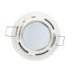 Prodotto da Portafaretto Downlight Circolare Bianco per Lampadina LED GU10/GU5.3 Foro Ø 65 mm