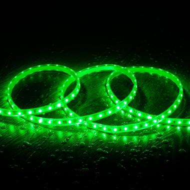 LED Strip 220V SMD2835 60LED/m Groen IP65 Breedte 12mm te knippen om de  100cm