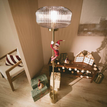 Foto van het product Staande Lamp Metaal en Glas Winsor 