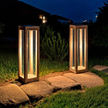 Productfotografie: Baken Outdoor  LED Dimbaar  6W Cement Blynte 70 cm