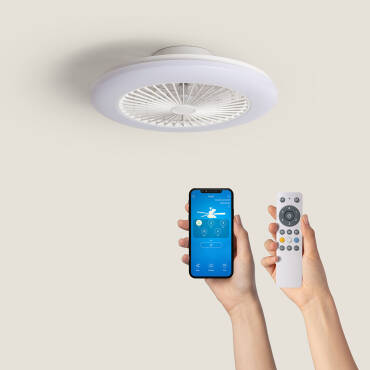 Fotografie výrobku: Stropní Ventilátor LED SMART WIFI RGB+W Zante Ø 50cm 