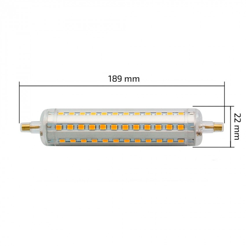 led lampen r7s 18w 189mm slim