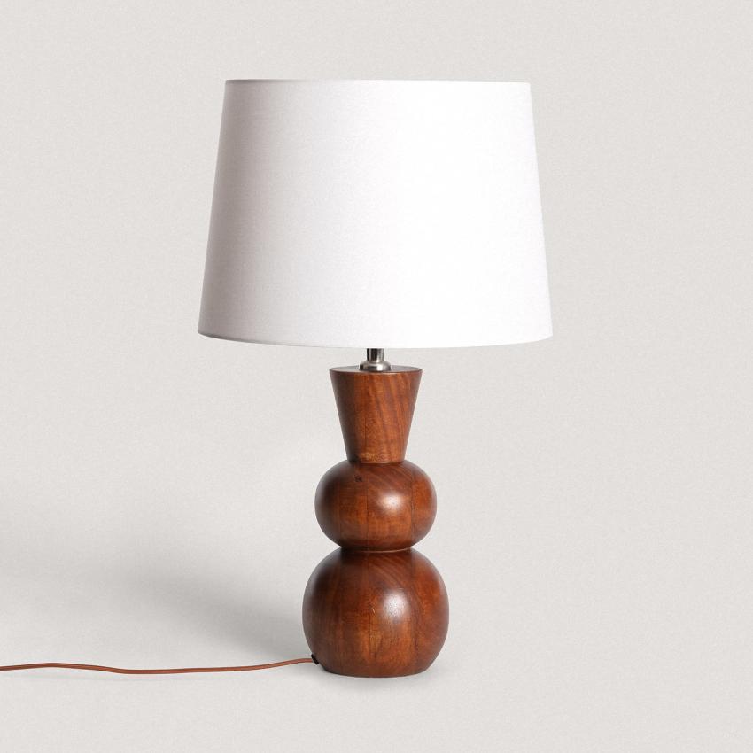 Lampe à Poser en bois Vinda ILUZZIA