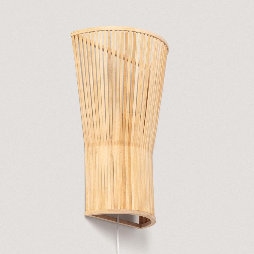 Zahara Bamboo Wall Lamp ILUZZIA 