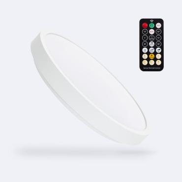 Product photography: 18W Round Outdoor LED Panel with Movement Sensor + IR Remote Ø300 mm