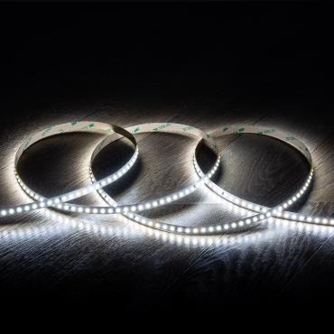 Product photography: 20m 24V DC Long Distance LED Strip SMD2835 120LED/m 10mm Wide Cut at Every 5cm IP20