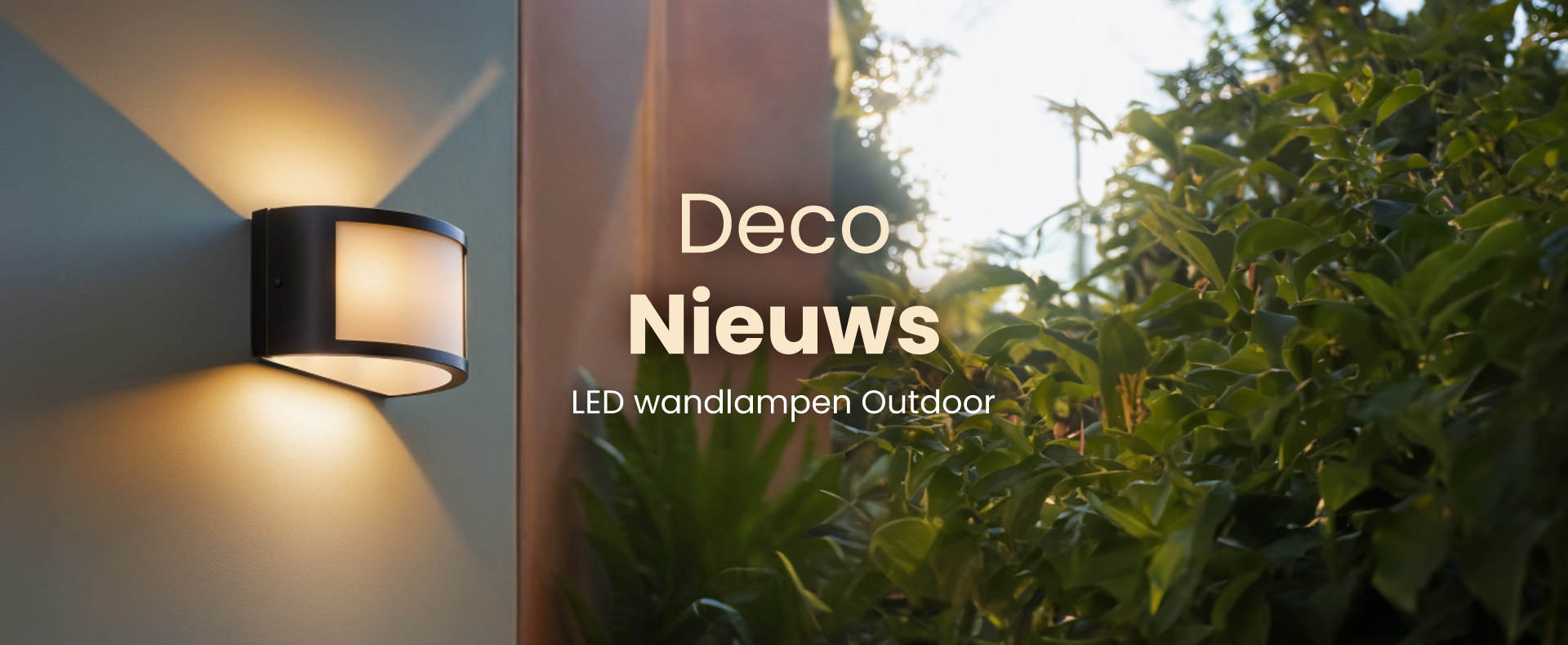 LED Wandlampen voor buiten