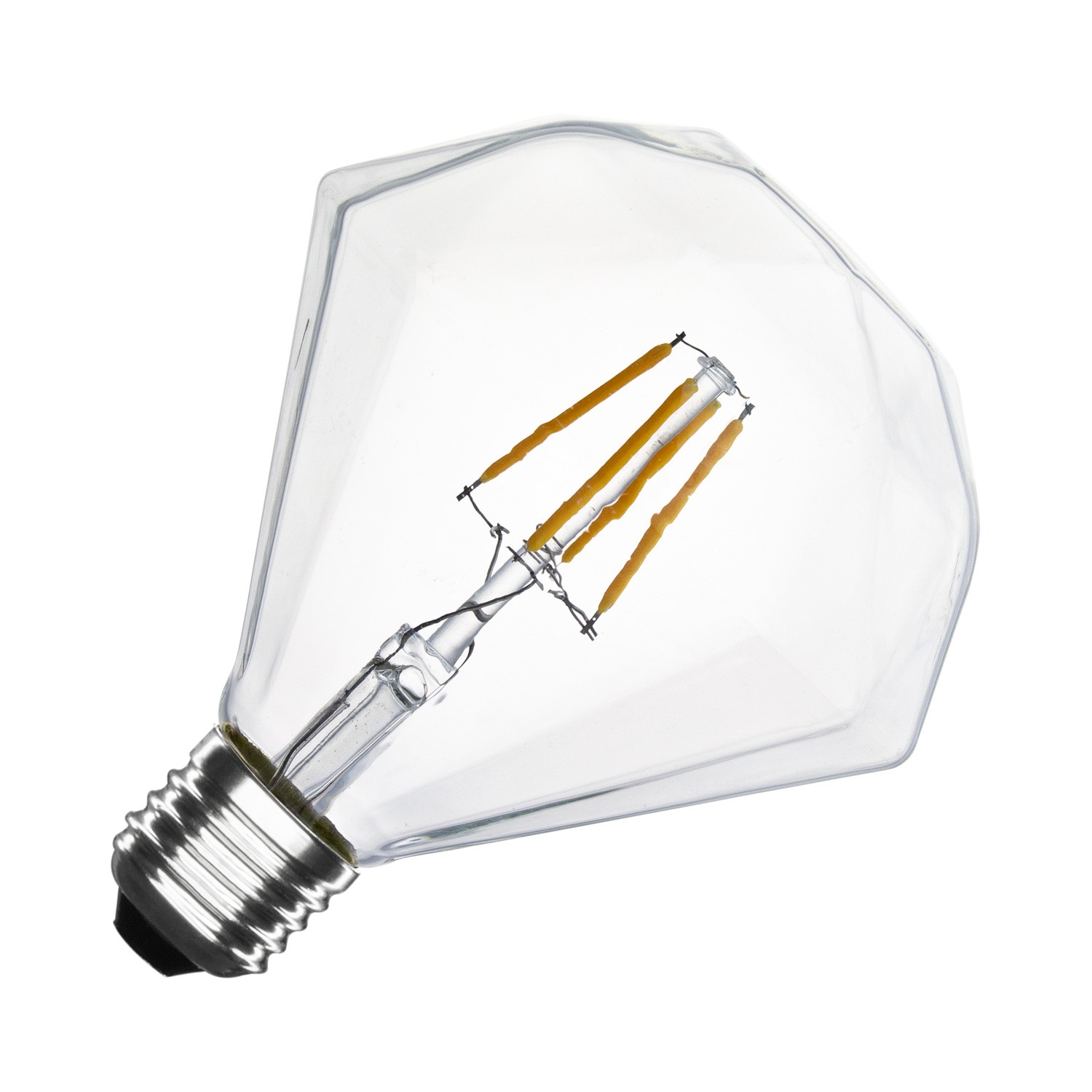 Lampadina LED E27 Regolabile Filamento Diamond G105 3.5W