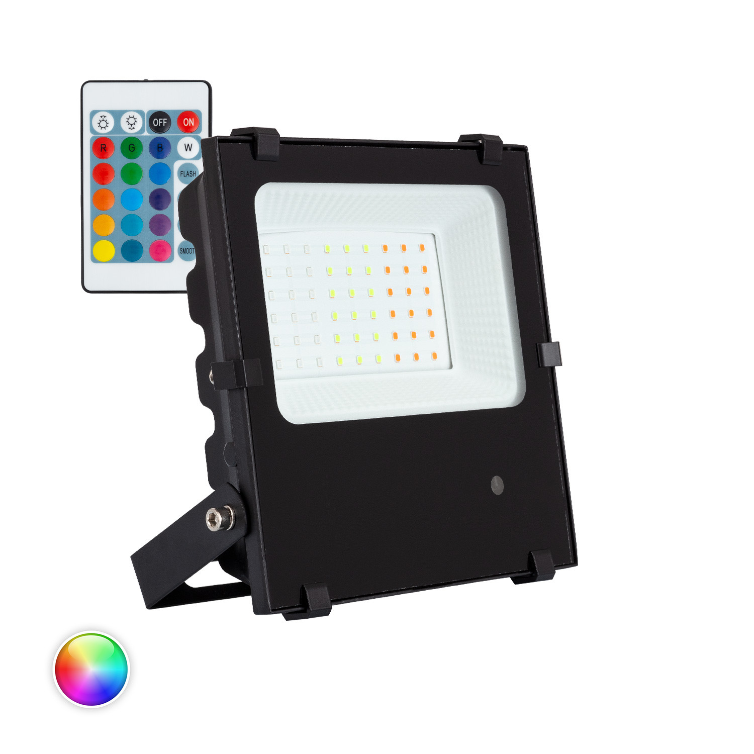 Proiettore LED RGB 30W IP65 HE PRO Regolabile