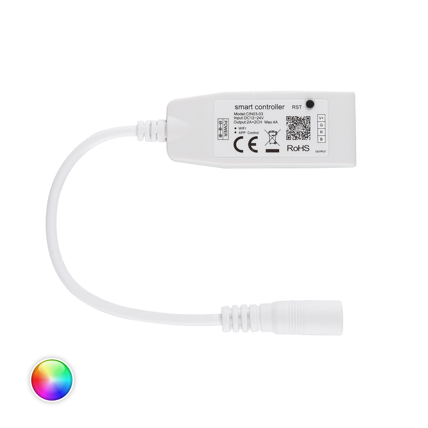 Mini Controller Striscia LED Dimmer Smart Wi-Fi RGB