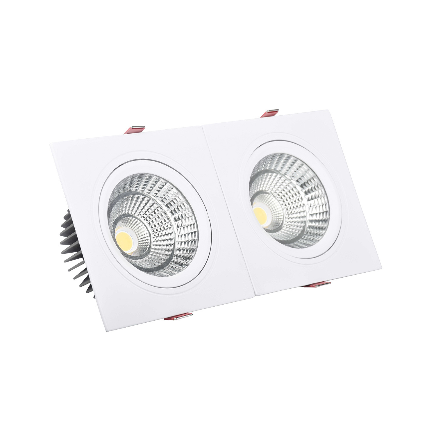 Faretto Downlight LED Rettangolare Doppio New Madison 20W Foro