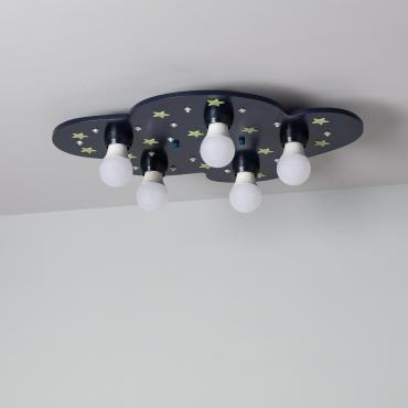 Fotografia del prodotto: Applique da Soffitto per Bambini Legno Cosmon