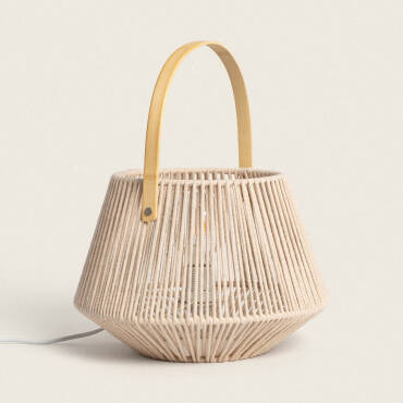 Tafellamp Touw Diantha Beige