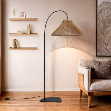 Productfotografie: Staande Lamp van Metaal en Touw Montreal