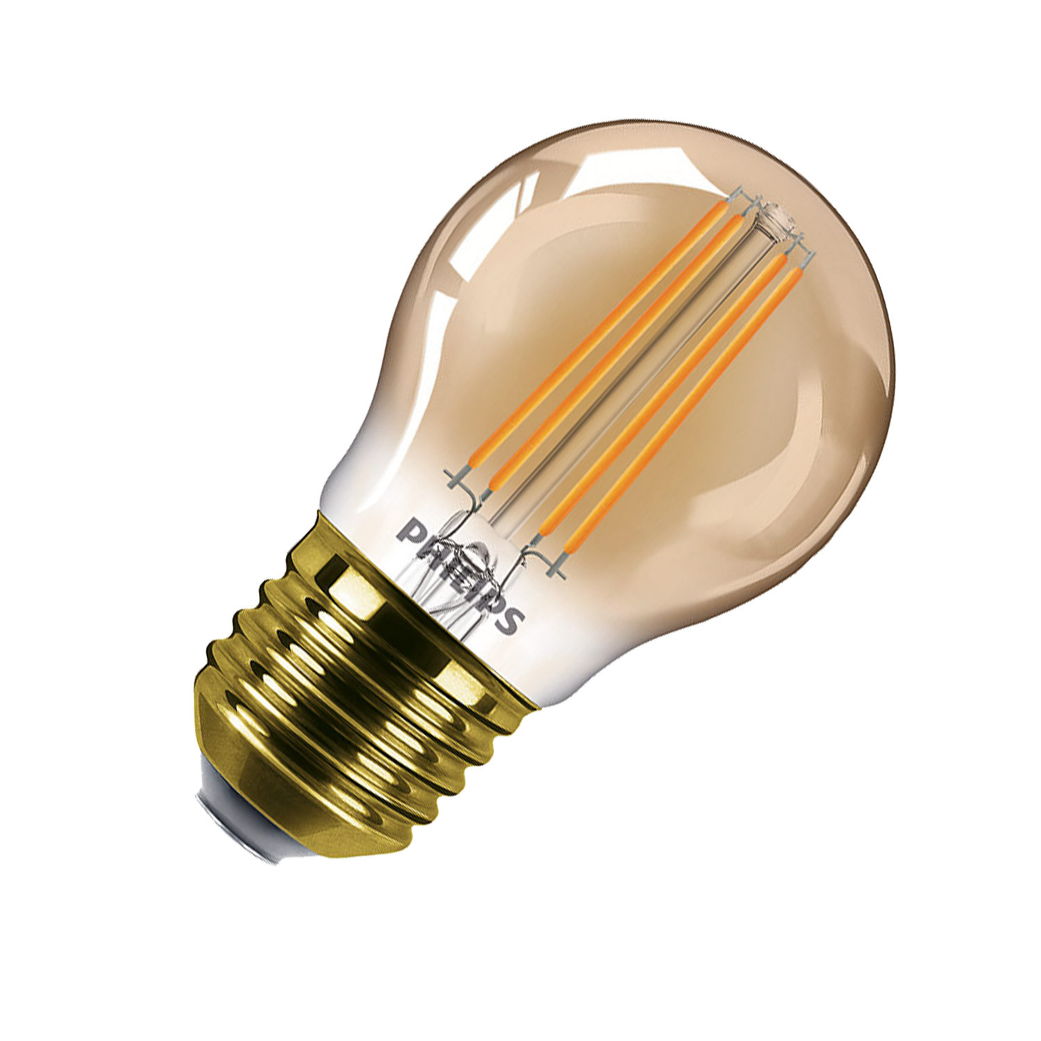 Led Lamp E27 P45 Dimbare Filament Philips Cla Goud 5w Ledkia