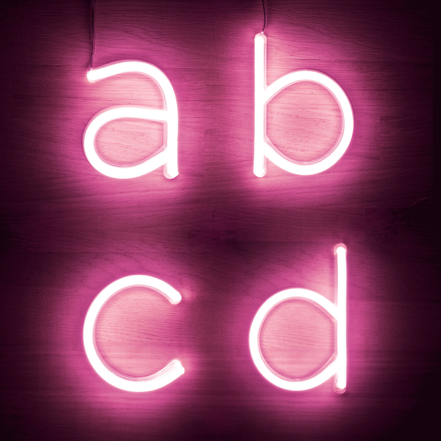 magie getuigenis Polijsten Roze LED Neon Letters - Ledkia