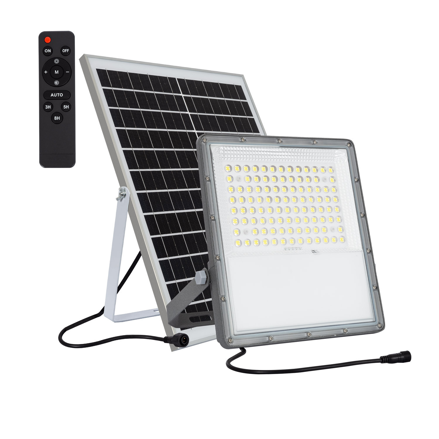 huid Magazijn Goneryl Schijnwerper LED Solar 20W 100lm/W IP65 met Afstandsbediening - Ledkia