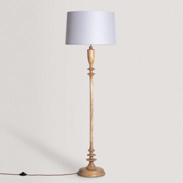 Productfotografie: Staande Lamp van Hout Meena ILUZZIA