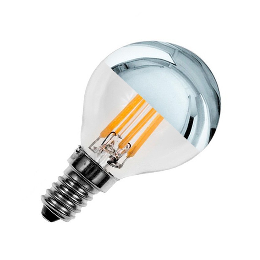 G45 E14 3 5W LED Reflect Filament Bulb Dimmable Ledkia