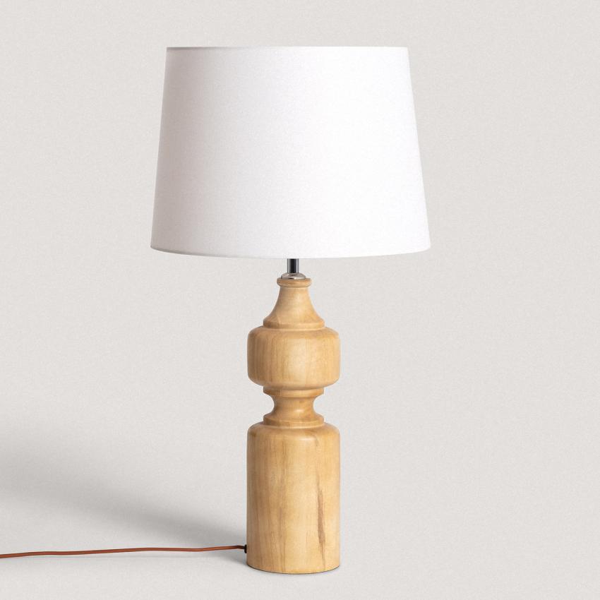 Sansa Wooden Table Lamp ILUZZIA 